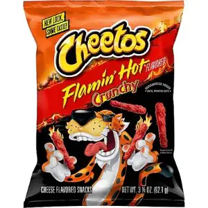 Cheetos Cheddar Jalapeno Crunchy 226g / 8oz cheesy snack