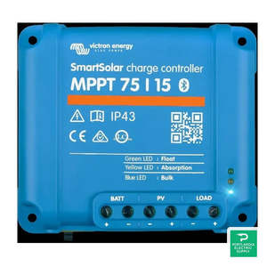 Régulateur de Charge Solaire LCD SmartSolar MPPT 100/15 SCC075015060R 12V/24V 150V US - Product Image 1