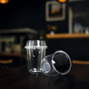 Usine de Quang Quan Viet Nam, gobelets en plastique jetables en gros, matériau PP/PET à paroi unique de 95mm pour servir des boissons froides - Product Image 2