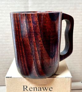 Nordic Style Handmade Wooden Mug Portable Natural Wood <b>Cup</b> for Coffee Tea and Milk Classic Design for <b>Camping</b> Business Gifts - Product Image 2