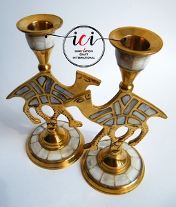 Vente chaude en laiton bougeoir lanternes avec bocaux en verre maison et jardin bougeoirs en métal pour noël et la décoration intérieure - Product Image 3