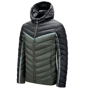 Alta calidad al por mayor OEM ligero Casual algodón relleno invierno cálido chaleco frontal Logo hombre Puffer chaqueta impermeable transpirable - Product Image 5