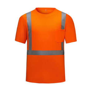 T-shirt de sécurité réfléchissant pour la construction, t-shirts classiques à haute visibilité, t-shirts de sécurité à séchage rapide - Product Image 4