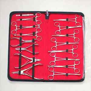 Disposable Dental Surgical Instrument Kit Disposable Ear <b>Piercing</b> Needle Tongue Septum Pliers Body <b>Piercing</b> <b>Clamps</b> Tweezers - Product Image 3