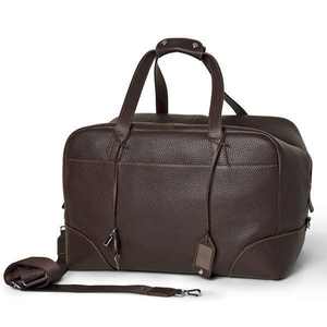 Nouveau sac de voyage en cuir PU de haute qualité pour hommes, sac à main polochon avec fermeture éclair - Product Image 2