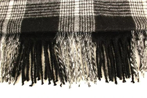 Custom Fashion Winter Knitted Cotton Canvas Breathable <b>Scarf</b> for Women Long Striped Solid Colors Daily Wear Spring - Product Image 4