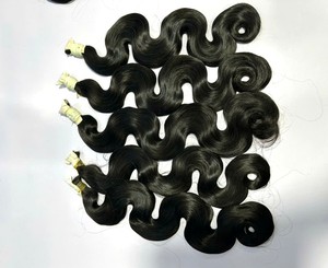 Cabello Humano Vietnamita al por Mayor de Fábrica, Ondulado Profundo, Paquetes de Cabello a Granel sin Trama para Trenzas, Cabello Negro para Trenzas - Product Image 6