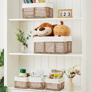 Cesta de Mimbre de Pasto Marino Personalizada al por Mayor, Cesta de Almacenamiento de Mimbre Tejida a Mano en Varios Tamaños, Canastos de Pasto Marino Hechos en Vietnam - Product Image 1