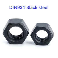 Vis à tête hexagonale en acier allié noir, filetage M5, 5.2mm d'intérieur, pas de 0.8mm, grade 12.9, diamètre extérieur de 10mm, pour vélo, 10/100 pièces