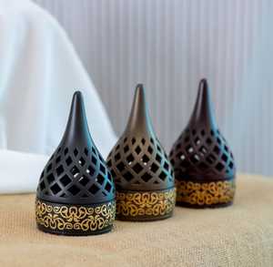 เครื่องหอมโลหะสีขาวและสีดำสุดหรูเครื่องหอมอาหรับดูไบ - Product Image 4