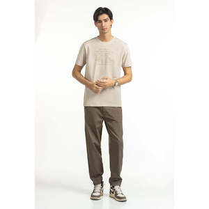 T-shirts imprimés en coton 100% Relax Fit, jersey élégant, qualité supérieure, impression sérigraphique, modèle MN-TS-SS25-323 - Product Image 2