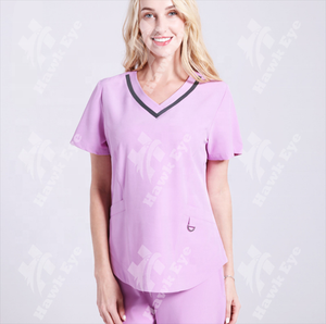 Uniformes médicaux à la mode pour femmes, ensembles de gommages pour hôpitaux, médecins, infirmières, accessoires, clinique dentaire, salon de beauté, vêtements de travail en tissu - Product Image 5