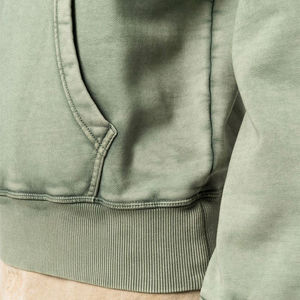 Prix de gros, sweat-shirt délavé à l'acide pour hommes, poids lourd, hommes, coupe classique, sweat-shirt délavé à l'acide de luxe pour hommes - Product Image 6