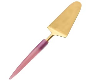 Juego de cuchillos y servidores para pasteles hechos a mano de alta calidad, el mejor juego para cortar y servir pasteles para uso en fiestas de bodas - Product Image 1