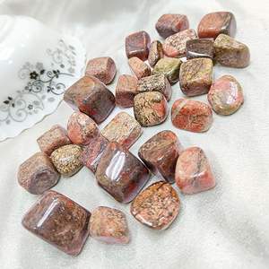 หินร่วงหินธรรมชาติ unakite-คริสตัลบำบัดเพื่อความสมดุลทางอารมณ์และการต่อสายดิน-อัญมณีคริสตัลร่วงลงจำนวนมาก - Product Image 3