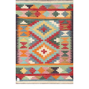 Alfombra Kilim de Maimana, Afganistán, 154 x 102 cm - Product Image 1