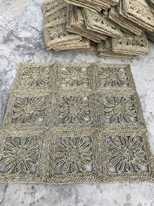 Alfombra decorativa de algas marinas con tejido de fibra natural resistente, ideal para la renovación del hogar, decoración de salas de estar e interiores comerciales. - Product Image 2