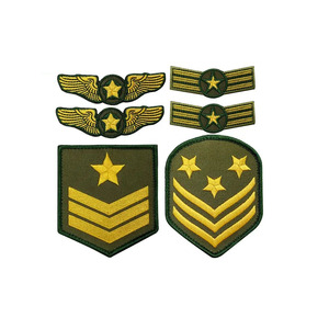 187th Airborne Insignia Patch bordado a mano Bullion Blazer Badge Custom Made Ceremonial Blazer Badges para la venta - Product Image 3