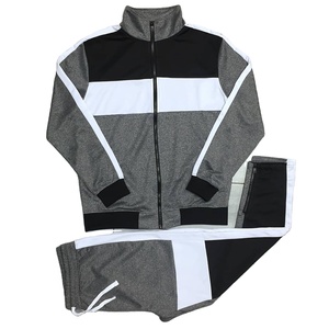 OEM Service <b>Men's</b> <b>Top</b> Trending Slim Fit Tracksuit <b>Long</b> <b>Sleeves</b> and Lightweight Cotton Fabric Sets Style - Product Image 1