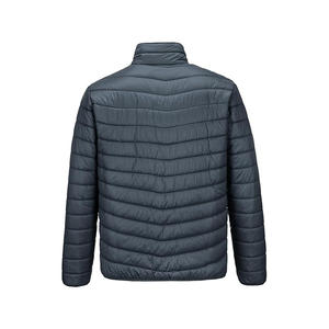 Chaqueta de hombre a prueba de viento 100% poliéster de alta calidad chaqueta de burbujas para hombre chaqueta bordada de chenilla - Product Image 6
