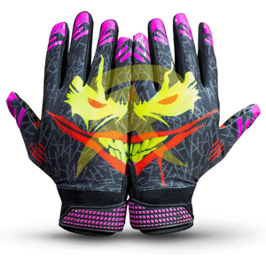 Guantes de Fútbol Americano de Cuero Cómodos al por Mayor con Diseño Personalizado, Guantes de Portero con Palma de Silicona Adhesiva - Product Image 5