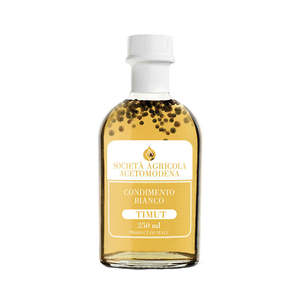 Timut 250ml Infusion Black Dressing, vinaigre aromatisé prêt à l'emploi, Emilia-Romagna, Italie, Modena, 12 bouteilles par boîte - Product Image 1