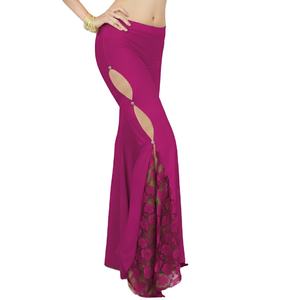 Conjunto de Pantalones Acampanados de Spandex y Nylon para Danza del Vientre, Personalizados, para Mujer, Ideales para Actuaciones y Prácticas en Escenario - ¡Gran Venta 2026! - Product Image 1