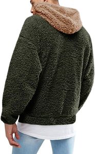 Sudadera con Capucha de Sherpa Personalizada OEM/ODM, 100% Algodón, Talla Grande, Ecológica, Antiarrugas, Antibolitas, Transpirable, para Hombre, Otoño, al por Mayor - Product Image 6
