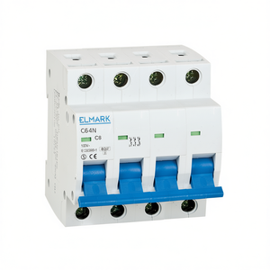 เบรกเกอร์วงจร Elmark 6kA 10A 4P แบบ C Curve - Product Image 2