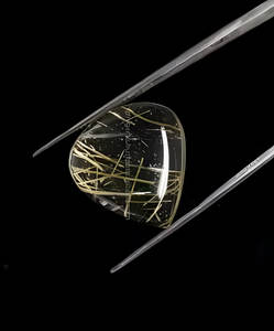 Cabochon en rutile doré naturel-Pierres précieuses en rutile doré poli lisse-Pierre en vrac de haute qualité pour la fabrication de bijoux fins - Product Image 3