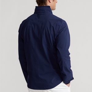 เสื้อแจ็คเก็ตกันลมแบบมีซิปสำหรับผู้ชาย ผ้าโพลีเอสเตอร์บางเบา ออกแบบเองได้ คุณภาพสูง สำหรับกีฬากอล์ฟ - Product Image 3