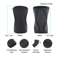 Nuevas Rodilleras de Compresión Personalizadas, Cómodas, Unisex, de Nailon, para Deportes, Soporte para las Rodillas, Venta al Por Mayor, Logotipo Personalizado, Servicio OEM