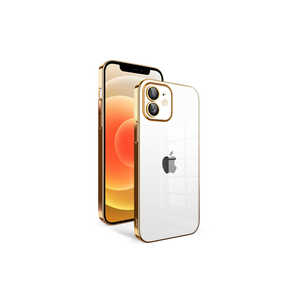 Étui en silicone liquide doré de luxe pour iPhone 12, fin, antichoc, protection de l'appareil photo, cadre coloré, inspiré des styles 'Ins' - Product Image 1