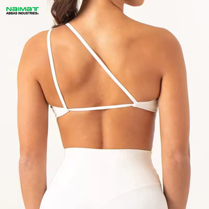 Respirant Running Fitness Sports Yoga-Soutien-gorge à coupe fixe Soutien-gorge de sport nu plissé à soutien élevé antichoc - Product Image 1