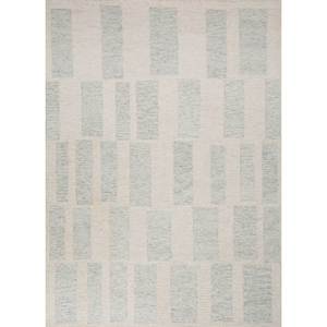Tapis en laine tufté à la main Acar Ivory Classic Geometric, rectangulaire 4m, pour couloir, maison, viscose, 10mm, TLR-57-Jaipur Rugs US - Product Image 1