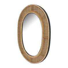 Luxurious Vietnam Eco-Friendly <b>Oval</b> Rattan <b>Mirror</b> Easy to Clean Daily Use Creates Cozy Welcoming Environment for Birthdays - Product Image 5