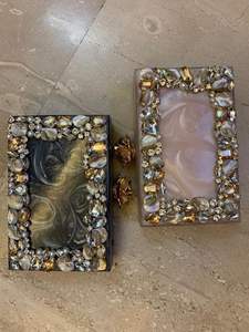 Fashion SCI Handcraft Embellished Wifey Resin Evening Clutch <b>Bag</b> <b>for</b> Wedding Party Purses <b>for</b> Women Events Usage Purse Handbag - Product Image 4