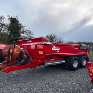 Haute qualité agricole 2 essieux 10 tonnes hydraulique ferme basculement remorque à benne basculante camion certifié CE Double essieux remorque à benne basculante - Product Image 2
