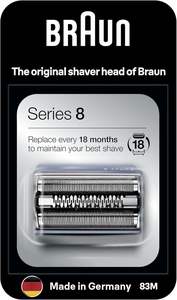 Cabezal de Afeitadora Eléctrica Braun Serie 8 83M - Plateado - Compatible con la Serie 8 - Product Image 4