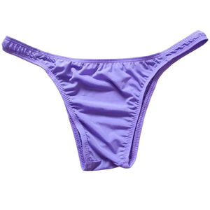 Culottes en soie glacée sans couture taille basse pour hommes, lingerie sexy transparente, culotte bikini taille basse, lingerie adulte – Collection 2026 de haute qualité - Product Image 4