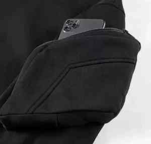 Sudadera con capucha extragrande con interior cálido, costuras suaves y construcción acogedora, perfecta para ropa urbana y para usar en capas en invierno. - Product Image 6