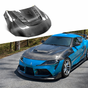 Capot en <span class=keywords><strong>fibre</strong></span> <span class=keywords><strong>de</strong></span> carbone A90 pour Toyota GR Supra A90 A91 2020-2024, style V amélioré, capot Supra léger - Product Image 2