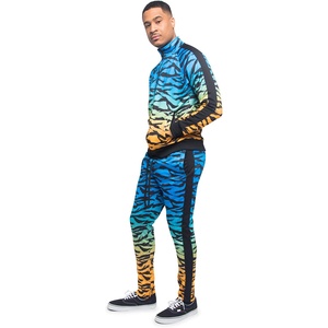 ชุดวอร์มมีซิป2ชิ้นสำหรับผู้ชายชุดวิ่งออกกำลังกาย - Product Image 1