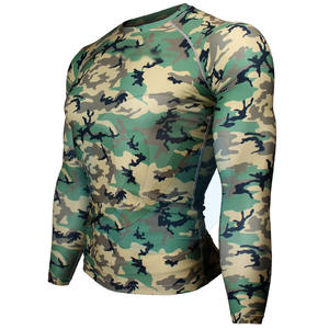 Camisas de compresión de secado rápido para hombres Ropa de entrenamiento de gimnasio transpirable Ropa de entrenamiento - Product Image 2
