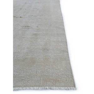 พรมขนสัตว์ถักมือลายดอกไม้สไตล์วินเทจ สีเบจและสีน้ำตาล รุ่น Pae-826 สำหรับตกแต่งห้องนั่งเล่น พรมจาอิปุร์ สหรัฐอเมริกา - Product Image 4