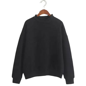 Sweat-shirt et sweat à capuche unisexe oversize pour femmes de haute qualité avec logo personnalisé brodé sweats à capuche ras du cou pour femmes - Product Image 1