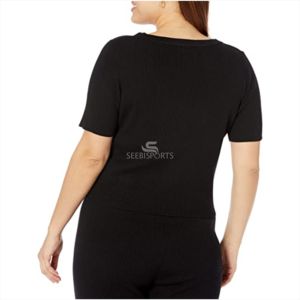 เสื้อสเวตเตอร์คาร์ดิแกนคอวีของผู้หญิงสำหรับสวมใส่ปกติ - Product Image 5