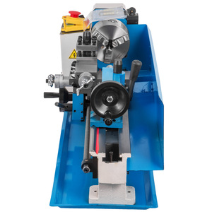 Nouveau produit <span class=keywords><strong>Tour</strong></span> à métaux de précision 550W 7x14 pouces Construction robuste en fer Mini <span class=keywords><strong>tour</strong></span> à métaux pour le travail des métaux - Product Image 3
