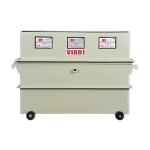 Best quality 125 KVA Servo Voltage Stabilizer Three Phase Automatic Voltage Regulators Oil Cooled stabilizers