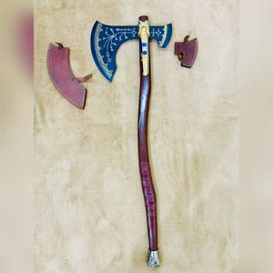 Custom Handmade God of War Kratos <b>axe</b> Tomahawk for Sale - Product Image 6